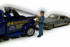 Tow Truck Driver Bill Figure, Blue - American Diorama Figurine 23906 - 1/24 scale