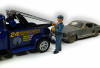 Tow Truck Driver Bill Figure, Blue - American Diorama Figurine 23906 - 1/24 scale