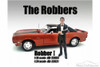 The Robbers Robber I, Black - American Diorama 23921 - 1:24 Scale Hand Painted Diorama Accessory