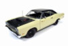 1969.5 Plymouth Road Runner Hard Top, Sunfire Yellow and Black - Auto World AMM1179 - 1/18 scale Diecast Model Toy Car