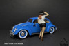 Partygoers Figure I, Black and White - American Diorama 38221 - 1/18 Figurine - Diorama Accessory