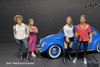 Partygoers Figure VII, Black and White - American Diorama 38327 - 1/24 Figurine - Diorama Accessory