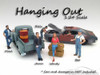 Hanging Out Billy Figure, Gray - American Diorama Figurine 23858 - 1/18 scale