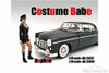 Costume Babe Daphne, Black - American Diorama 23872 - 1:18 Scale Hand Painted Diorama Accessory