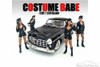 Costume Babe Candy, Black - American Diorama 23919 - 1:24 Scale Hand Painted Diorama Accessory