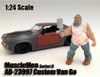 Custom Van Go Figure, White - American Diorama Figurine Musclemen Series II 23997 - 1/24 scale