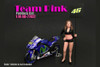 Team Pink Paddock Girl, American Diorama 77437 - 1/18 Scale Accessory for Diecast Cars