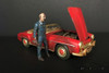 Zombie Mechanic I, Blue - American Diorama 38197 - 1/18 scale Figurine - Diorama Accessory