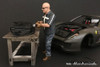 The Chop Shop Mr. Fabricator Figure, American Diorama 38160 - 1/18 Scale Accessory for Diecast Cars