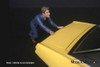Mechanic Classic Darwing Pushing, Blue - American Diorama 38178 - 1/18 Figurine - Diorama Accessory