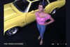 Gloria Figure, Pink with Blue - American Diorama 38182 - 1/18 Scale Figurine - Diorama Accessory