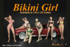 Bikini Girl February, Green - American Diorama 38266 - 1/24 Scale Figurine - Diorama Accessory