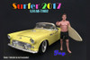 Surfer 2017 Jay Figure w/ Surfboard, American Diorama 77492 - 1/24 Scale Accessory for Diecast Cars
