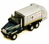 Garbage Truck, Metallic Green - Showcasts 9911DG - 6 Inch Diecast Model Replica (New, but NO BOX)