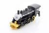 Classic Steam Engine Train, Black with Gold and Silver - 9937BD - Diecast Model Toy Train (1 train, no box)