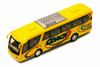 Coach Bus, Yellow  - Kinsmart 7101D - 7" Diecast Model Toy Car (Brand New, but NOT IN BOX)