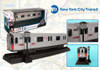 Mta Diecast Subway Car, Gray - Daron RT8555 - Diecast Model Toy Car