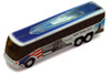 NYC Coach Bus w/ Freedom Tower, White - Showcasts 9803DNY - 6 Inch Scale Diecast Model Replica (1 car, no box)