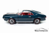 1968 AMC AMX with a 1/64 scale replica by Johnny Lightning, Blue - Auto World AMM1124 - 1/18 scale Diecast Model Toy Car