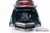 1968 AMC AMX with a 1/64 scale replica by Johnny Lightning, Blue - Auto World AMM1124 - 1/18 scale Diecast Model Toy Car