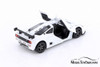 1995 McLaren F1 GTR Hardtop, White - Kinsmart 5411D - 1/36 scale Diecast Model Toy Car
