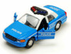 NYC Police Car Series, Blue & White - Showcasts 9985/2D - 5 Inch Scale Diecast Model Replica