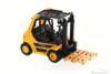 Action Fork Lift Truck, Yellow - Welly 92010/6D - 5.5" Long  Collectible Model