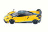 2016 Pagani Huayra BC with  , Yellow/Blue Stripe -  5400DF - 1/38 Scale Diecast Model Toy Car