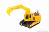 Excavator Heavy Construction Machine, Yellow - Showcasts 2188D - Model Toy Car