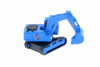 Excavator Heavy Construction Machine, Blue - Showcasts 2188D - Model Toy Car