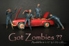 Zombie Mechanic II, Blue - American Diorama 38298 - 1/24 scale Figurine - Diorama Accessory