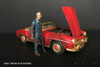 Zombie Mechanic I, Blue - American Diorama 38297 - 1/24 scale Figurine - Diorama Accessory