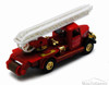 Classic Firetruck, Red w/ Gold Detail - Showcasts 504D - Diecast Model Toy Car (1 car, no box)