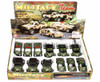 Military Team - Camouflage Diecast Car Package - Box of 12 assorted 5 inch scale Diecast Model Cars