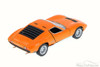 1971 Lamborghini Miura P400 SV, Orange - Kinsmart 5390W - 1/34 Scale Diecast Model Toy Car