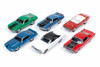 Round 2 Johnny Lightning - Muscle Cars USA Release 1 Set B - set of six 1/64 scale diecast cars