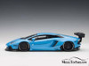 Lamborghini Aventador, Sky Blue - AUTOart 79107 - 1/18 scale Diecast Model Toy Car