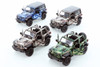 2018 Jeep Wrangler Rubicon Camo Assortment Set-Box of 12 1/34 Scale Diecast Model Cars, Assd Colors