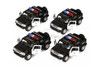 Box of 12 Diecast Model Toy Cars - 2005 Hummer H2 SUT Police Pickup Truck, 1/40 Scale
