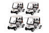 Box of 12 Diecast Model Toy Cars - Golf Cart, 4.5 inch Diecast Replica
