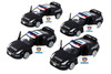 Box of 12 Diecast Model Toy Cars - 2009 Nissan GT-R Police Car, 1/36 Scale