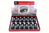 Box of 12 Diecast Model Toy Cars - 2009 Nissan GT-R Police Car, 1/36 Scale