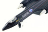 Box of 6 Diecast Model Airplanes - SR-71 Blackbird Pullback Plane, Black,
