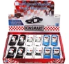 Ford Crown Victoria Police Interceptor pkg - Box of 12 1/42 scale Diecast Model Cars, Assd Colors
