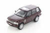 2003 Land Rover Range Rover SUV with Sunroof, Burgundy - Welly 22415/4D - 1/24 scale Diecast Model Toy Car