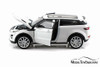 Land Rover Range Rover Evoque SUV w/ Sunroof, White - Welly 24021WWT - 1/24 scale Diecast Model Toy Car