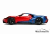 2017 Ford GT with Spider-Man figure, Spider-Man - Jada 99725 - 1/24 Scale Diecast Model Toy Car