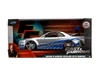 Fast & Furious Brian's Nissan Skyline GT-R, Candy Silver - Jada Toys 97158 - 1/24 Scale Diecast Model Toy Car