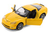 2007 Chevy Corvette, Yellow - Showcasts® 22504/4D - 1/24 scale Diecast Model Toy Car (Brand New, but NOT IN BOX)