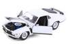 1970 Ford Mustang, White - Welly 22088 - 1/24 Scale Diecast Model Toy Car (Brand New, but NOT IN BOX)